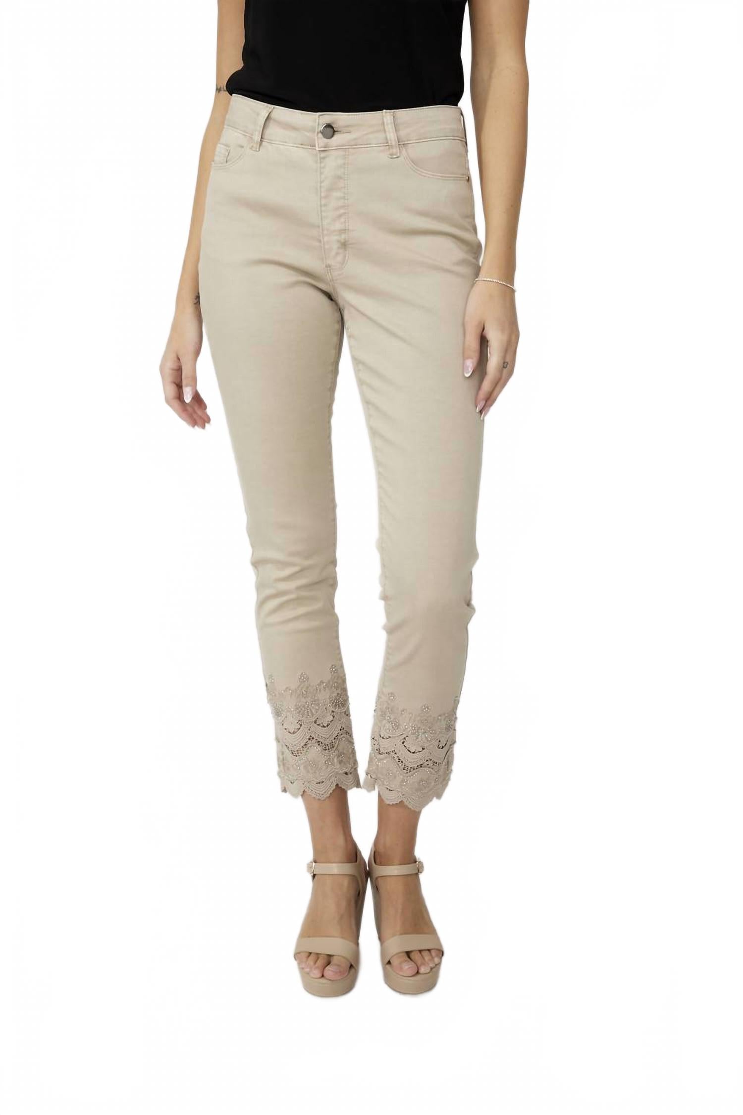 Узкие джинсы до щиколотки в бежевом цвете Frank Lyman
Узкие джинсы до щиколотки в бежевом цвете Frank Lyman