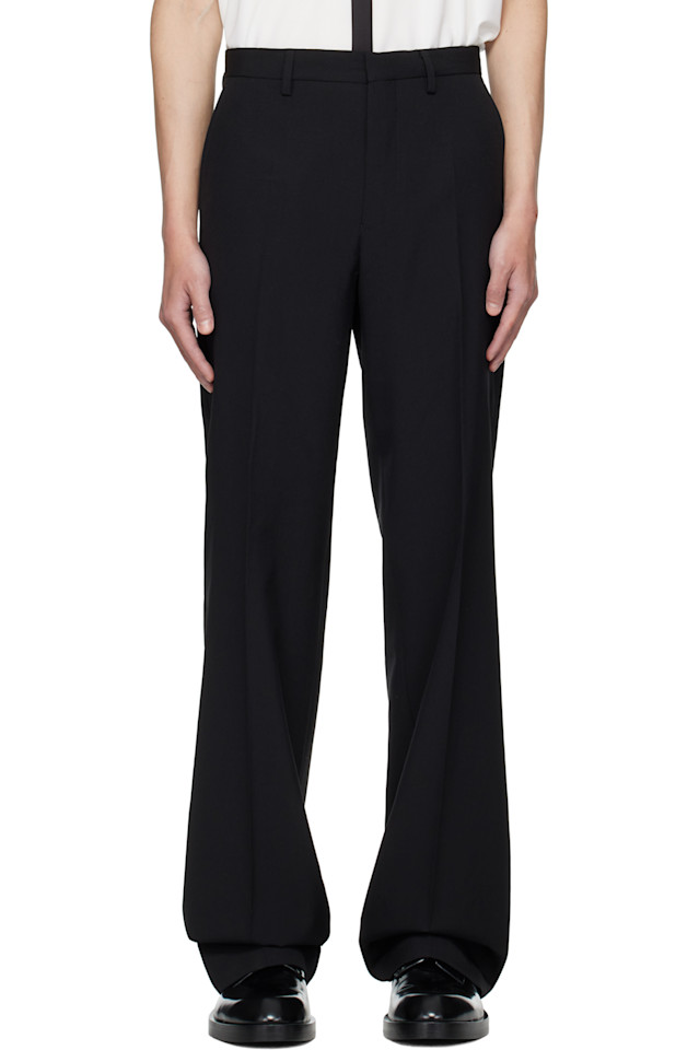 Шерстяные брюки Dries Van Noten, черный
Шерстяные брюки Dries Van Noten, черный