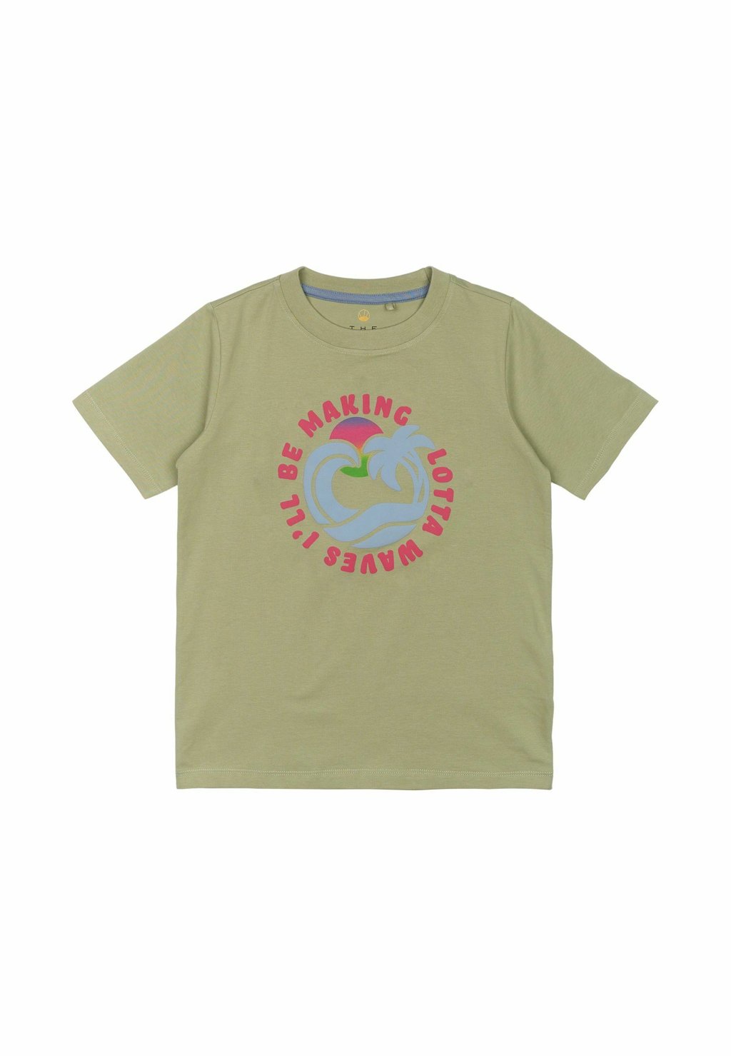 Футболка с принтом The New, зеленый 
Футболка с принтом The New, зеленый