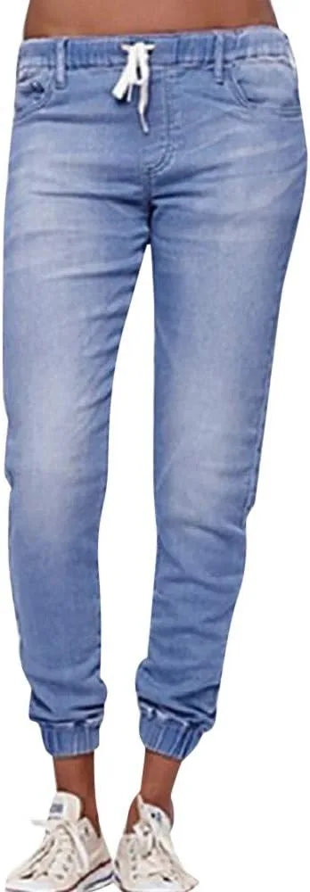 Женские джинсы WUAI с эластичным поясом и карманами WUAI-Women
Женские джинсы WUAI с эластичным поясом и карманами WUAI-Women