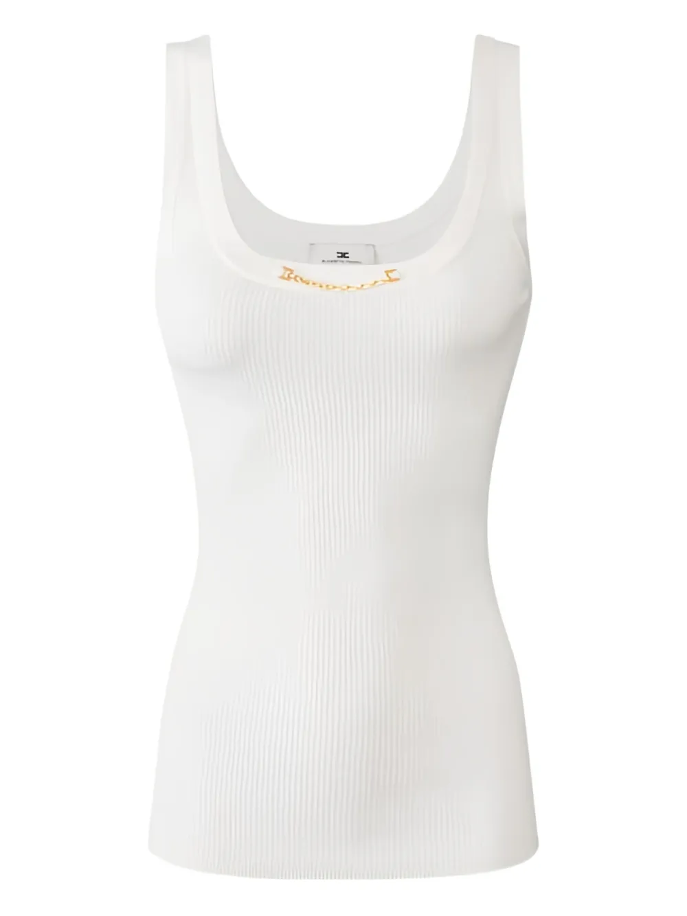 Топ с вырезом-лодочка Elisabetta Franchi, нейтральный
Топ с вырезом-лодочка Elisabetta Franchi, нейтральный