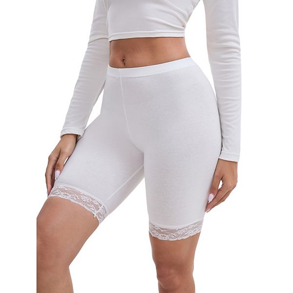 Женские шорты для коррекции фигуры с кружевной отделкой Inspire Chic, White
Женские шорты для коррекции фигуры с кружевной отделкой Inspire Chic, White