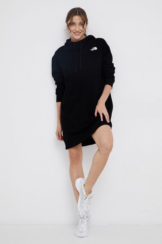 Хлопковая толстовка The North Face, черный 
Хлопковая толстовка The North Face, черный