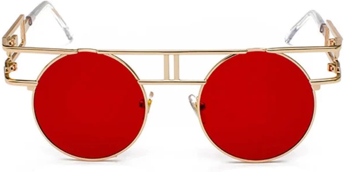 Круглые солнцезащитные очки из сплава для женщин и мужчин, модные, с большими зеркальными оправами, в стиле стимпанк, с защитой от УФ-излучения UV400 TKKTLLT, C20 Gold-red
Круглые солнцезащитные очки из сплава для женщин и мужчин, модные, с большими зеркальными оправами, в стиле стимпанк, с защитой от УФ-излучения UV400 TKKTLLT, C20 Gold-red