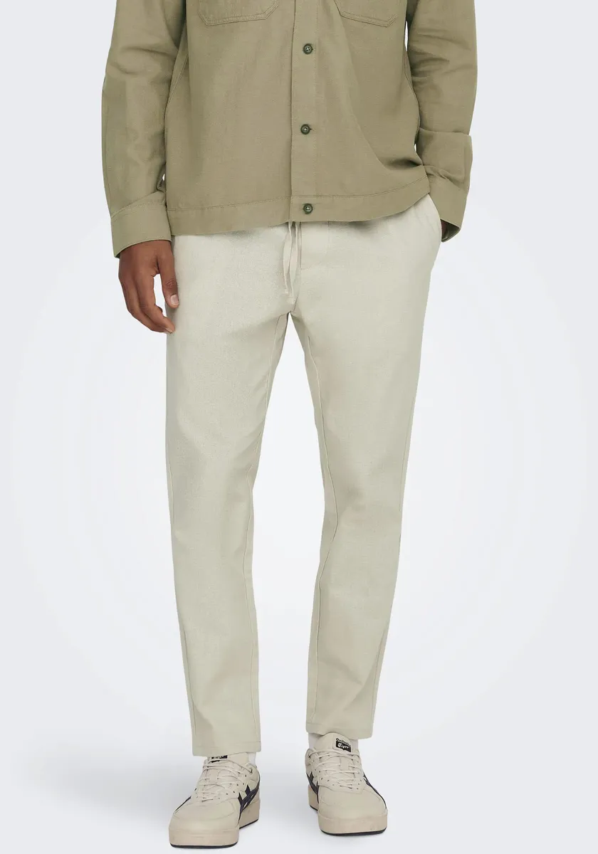Брюки ONLY & SONS из ткани "ONSLINUS CROP 0007 COT LIN PNT NOOS", с льном, цвет Silver Lining
Брюки ONLY & SONS из ткани "ONSLINUS CROP 0007 COT LIN PNT NOOS", с льном, цвет Silver Lining