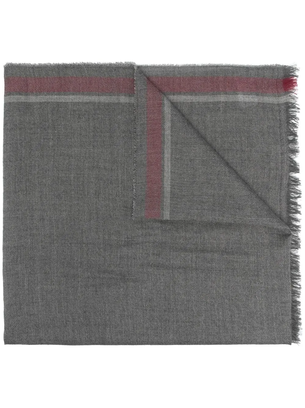 Шарф с бахромой и полосками Brunello Cucinelli, серый
Шарф с бахромой и полосками Brunello Cucinelli, серый