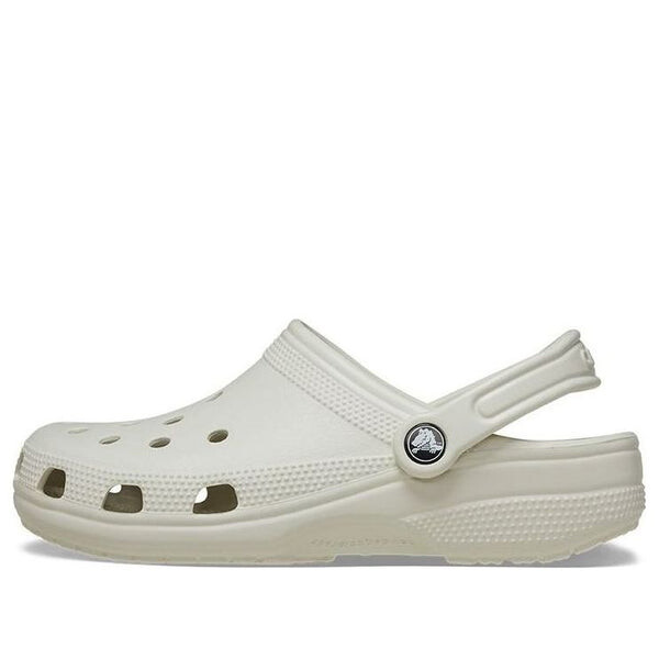 Кроссовки classic clogs 'linen' Crocs, белый 
Кроссовки classic clogs 'linen' Crocs, белый
