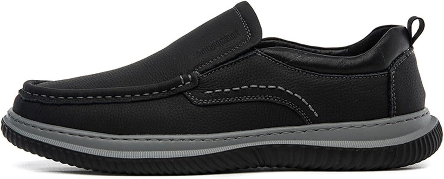 Мужские лоферы-кроссовки JiuQing с мягкой подошвой, удобные для прогулок, повседневной и формальной носки, черный
Мужские лоферы-кроссовки JiuQing с мягкой подошвой, удобные для прогулок, повседневной и формальной носки, черный