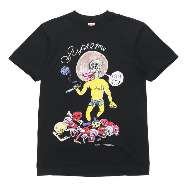 Футболка x daniel johnston kill em all t-shirt ss20 week 12 'black light green' Supreme, черный
Футболка x daniel johnston kill em all t-shirt ss20 week 12 'black light green' Supreme, черный