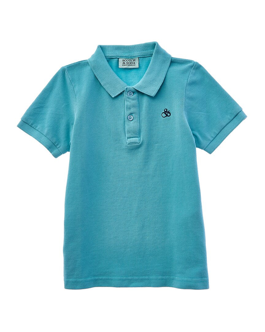 Поло-рубашка пике, окрашенная в фирменных красителях Scotch & Soda, синий
Поло-рубашка пике, окрашенная в фирменных красителях Scotch & Soda, синий