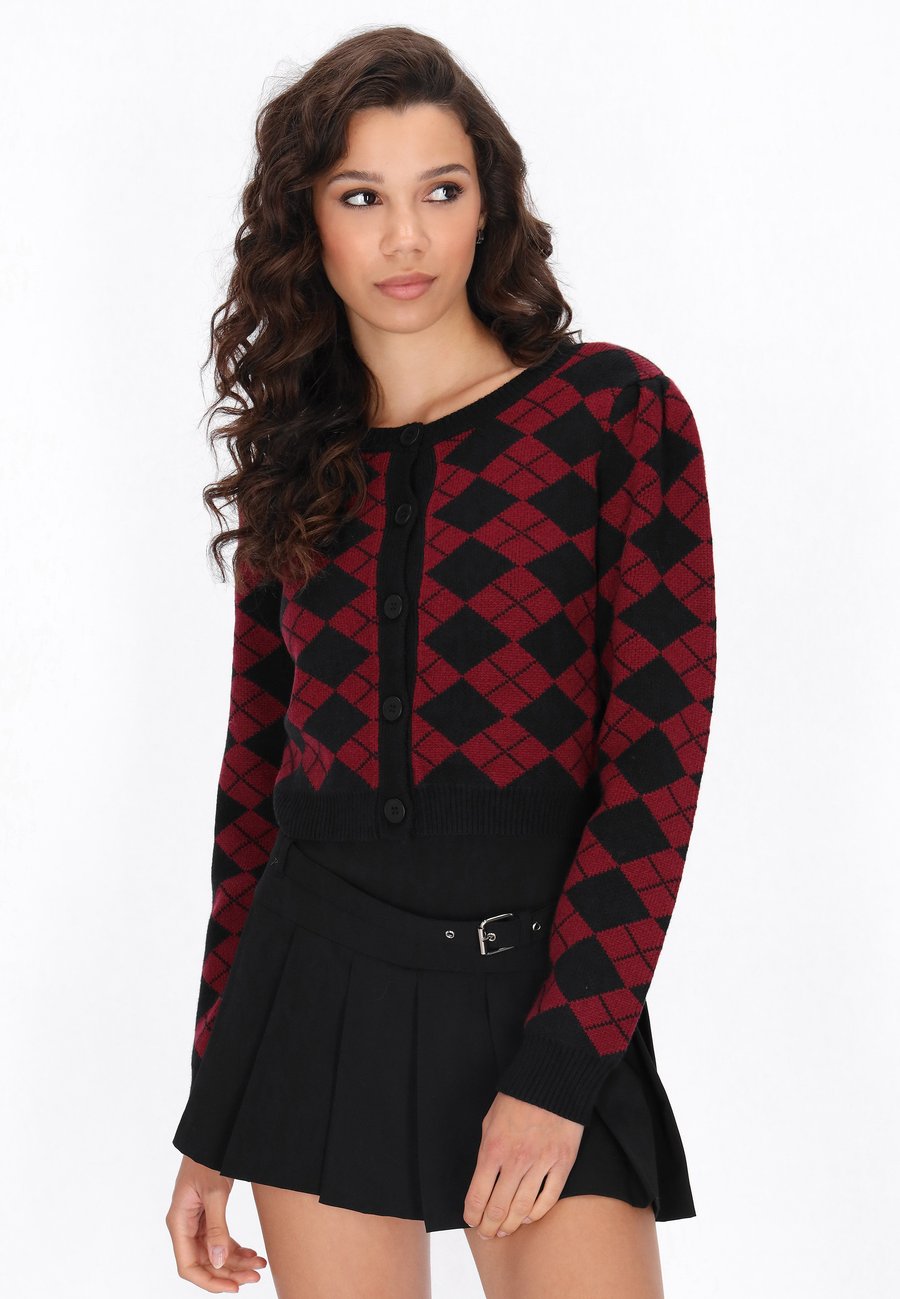 Кардиган myMo ROCKS Cardigan, Black Burgundy/Black
Кардиган myMo ROCKS Cardigan, Black Burgundy/Black