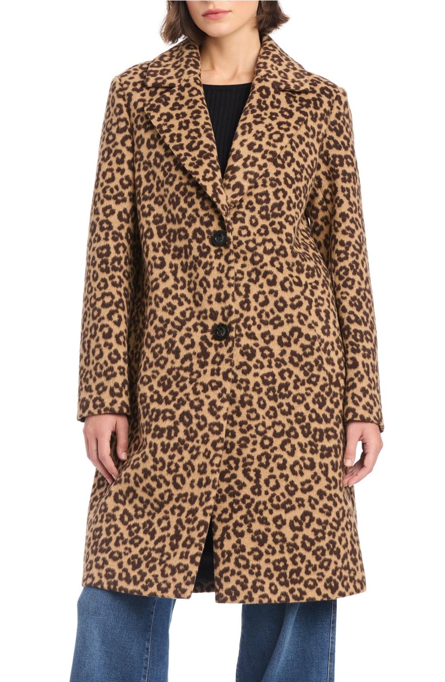 Женское однобортное пальто-бойфренд из шерстяной смеси с леопардовым принтом Vince Camuto, Leopard
Женское однобортное пальто-бойфренд из шерстяной смеси с леопардовым принтом Vince Camuto, Leopard