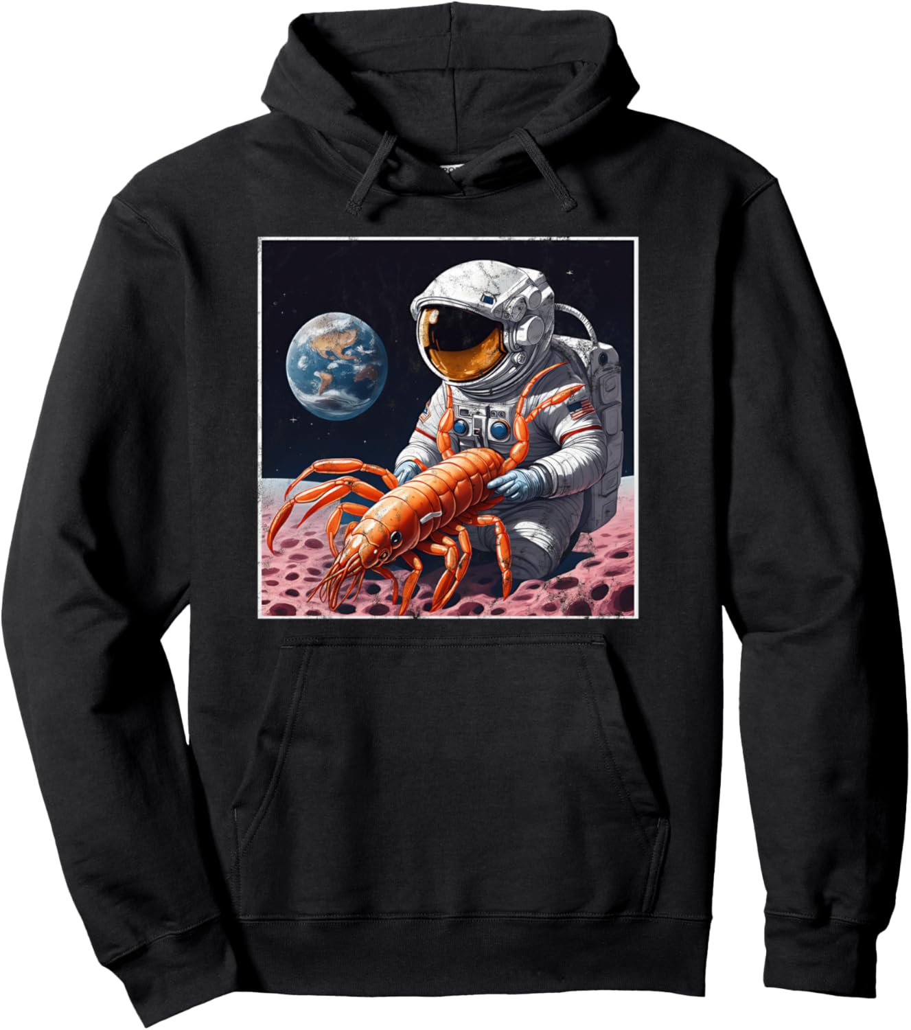 Винтажная толстовка с изображением космонавта и креветки - научно-фантастическая космическая креветка Astronaut And Shrimp Collection, черный
Винтажная толстовка с изображением космонавта и креветки - научно-фантастическая космическая креветка Astronaut And Shrimp Collection, черный