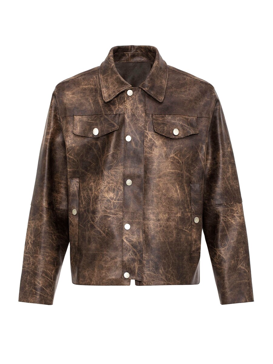 Кожаная куртка Antioch Between-Season Jacket Millicent, коричневый 
Кожаная куртка Antioch Between-Season Jacket Millicent, коричневый