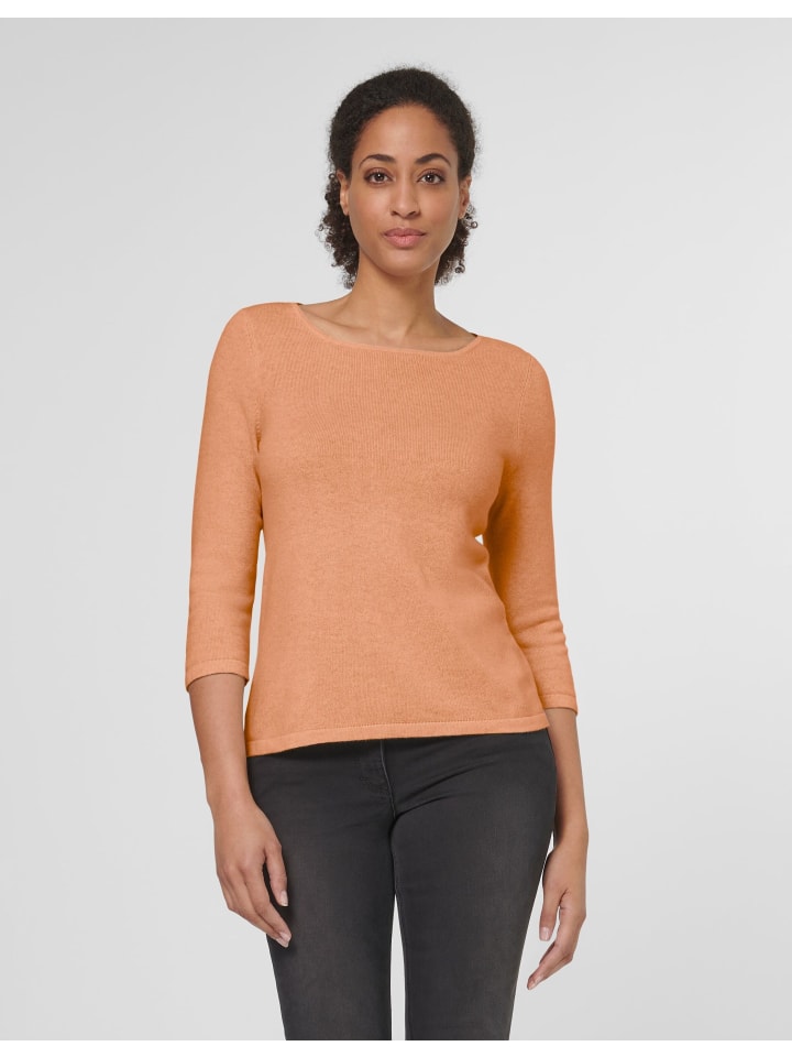 MADELEINE Кашемировый свитер с вырезом-лодочкой персикового цвета
MADELEINE Кашемировый свитер с вырезом-лодочкой персикового цвета