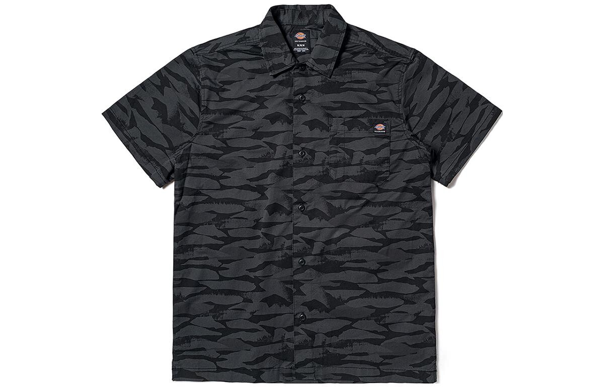 Мужская рубашка Dickies, цвет Black/Lemon Venom/Egret
Мужская рубашка Dickies, цвет Black/Lemon Venom/Egret