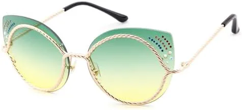 Солнцезащитные очки для женщин, солнцезащитные очки с градиентным переходом цвета, женские солнцезащитные очки с дужками из сплава, без оправы generic, C1
Солнцезащитные очки для женщин, солнцезащитные очки с градиентным переходом цвета, женские солнцезащитные очки с дужками из сплава, без оправы generic, C1