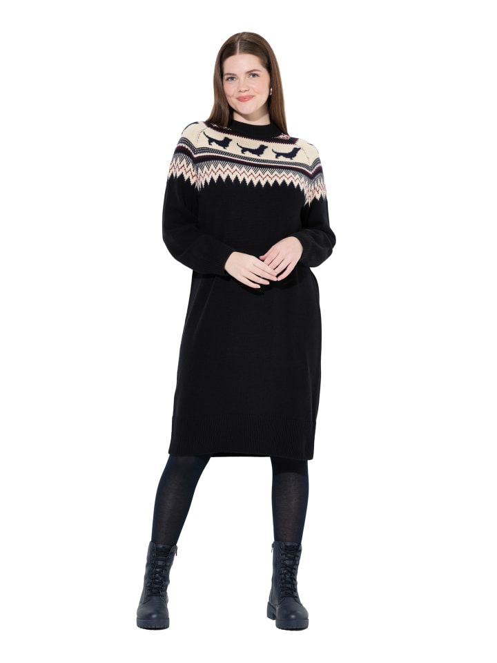 Ulla Popken Черное вязаное платье
Ulla Popken Черное вязаное платье