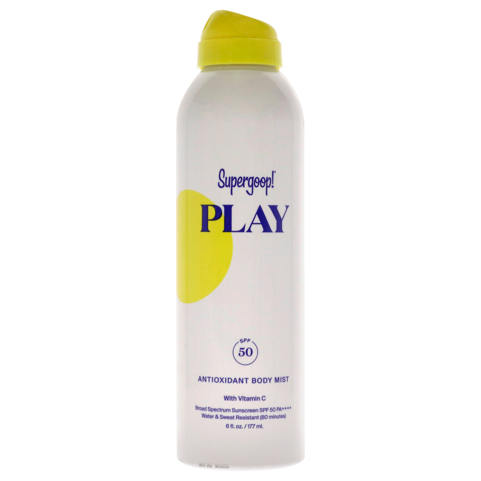 Спрей для тела PLAY Antioxidant Body Mist SPF 50 с витамином С от Supergoop для женщин - 170 мл, прозрачный
Спрей для тела PLAY Antioxidant Body Mist SPF 50 с витамином С от Supergoop для женщин - 170 мл, прозрачный