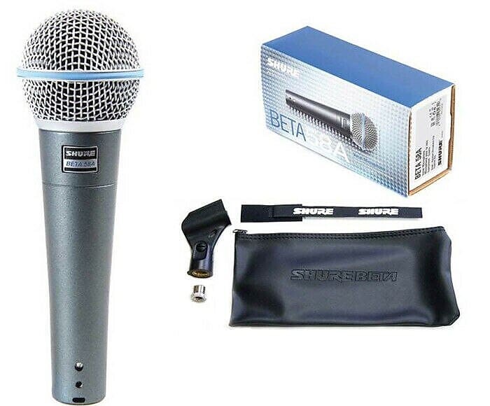 Кардиоидный динамический вокальный микрофон Shure BETA 58A Handheld Supercardioid Dynamic Microphone
Кардиоидный динамический вокальный микрофон Shure BETA 58A Handheld Supercardioid Dynamic Microphone