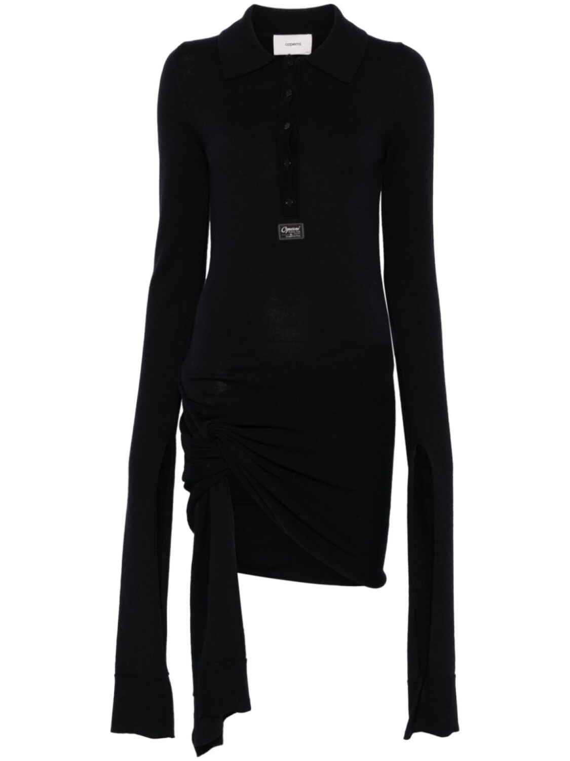 Мини-платье с очень длинными рукавами Coperni, синий
Мини-платье с очень длинными рукавами Coperni, синий