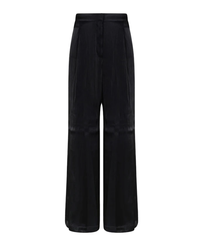 Переливающиеся черные брюки с широкими штанинами Michael Kors, черный
Переливающиеся черные брюки с широкими штанинами Michael Kors, черный