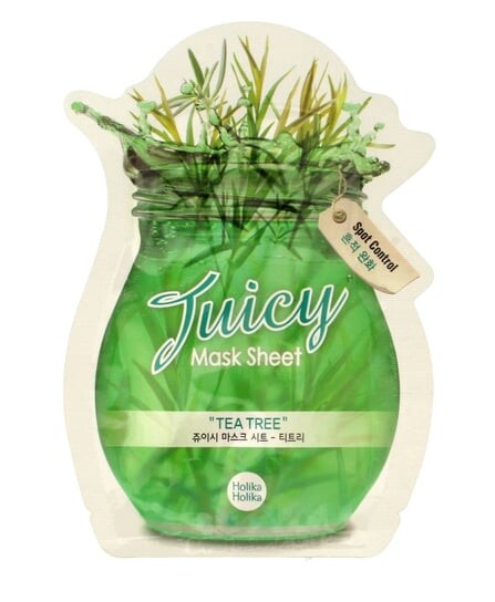 Тканевая маска Juicy, Очищающая тканевая маска с чайным деревом Holika Holika
Тканевая маска Juicy, Очищающая тканевая маска с чайным деревом Holika Holika