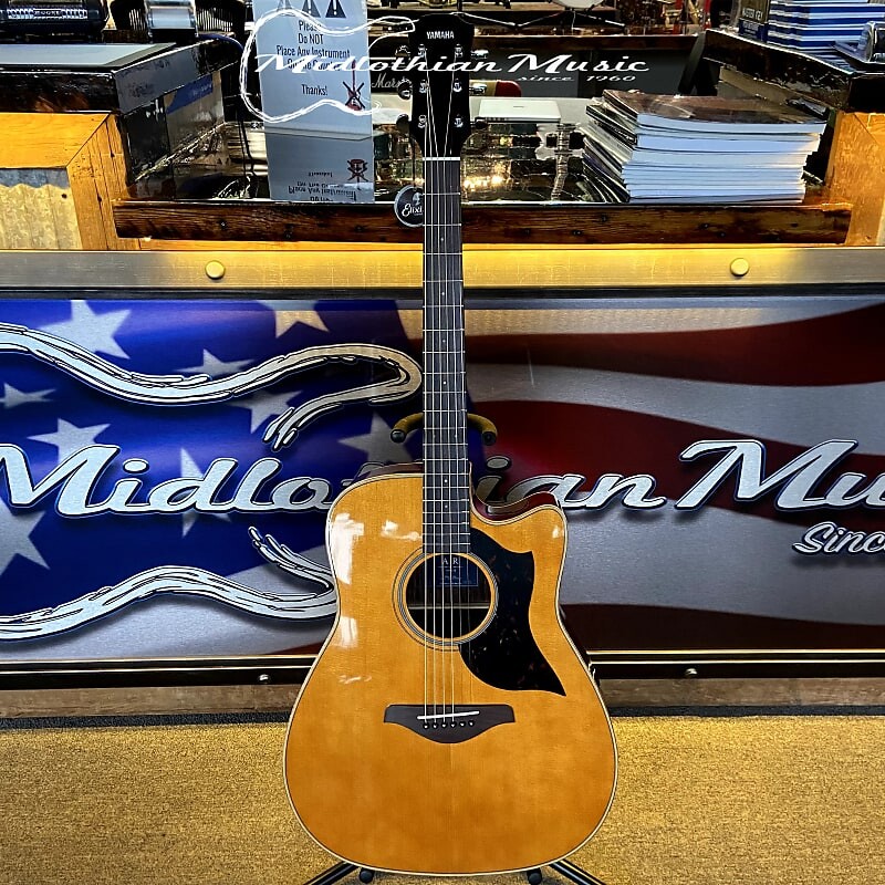Акустическая гитара Yamaha A1R Dreadnought Cutaway Acoustic-Electric Guitar - Vintage Natural Finish
Акустическая гитара Yamaha A1R Dreadnought Cutaway Acoustic-Electric Guitar - Vintage Natural Finish