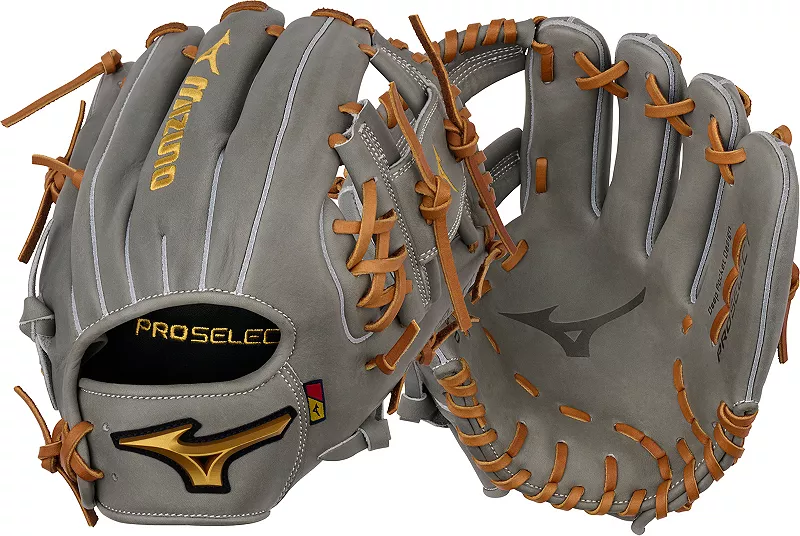 Перчатки Fastpitch Mizuno 11,75 дюйма серии Pro Select, серый/коричневый
Перчатки Fastpitch Mizuno 11,75 дюйма серии Pro Select, серый/коричневый