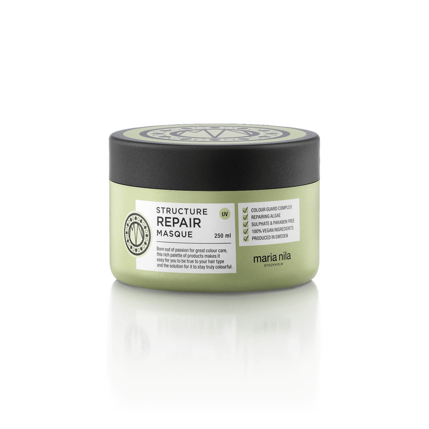 Маска для волос structure repair repair masque Maria Nila, объем 250 мл
Маска для волос structure repair repair masque Maria Nila, объем 250 мл
