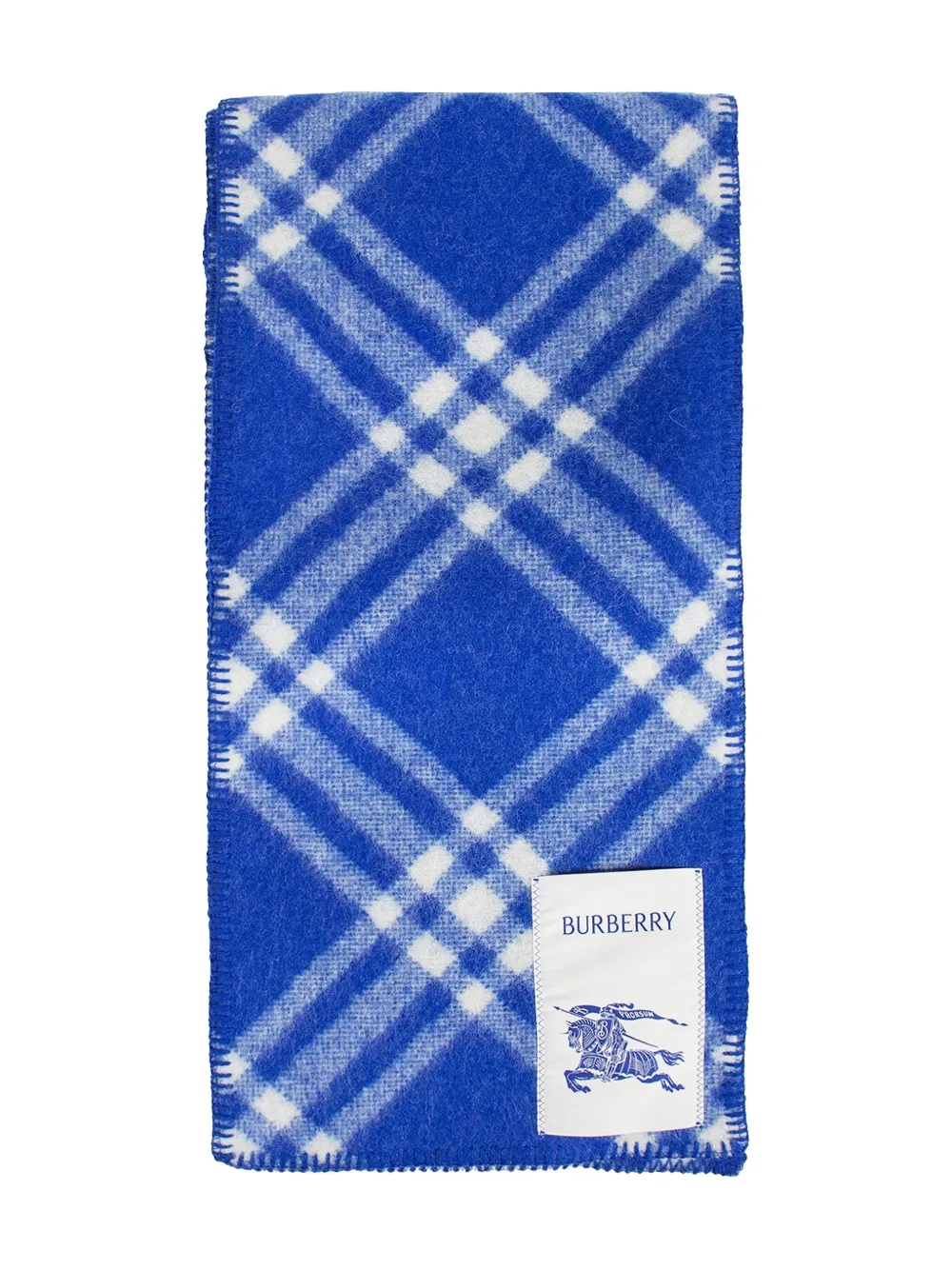 Клетчатый шарф с капюшоном Burberry, синий
Клетчатый шарф с капюшоном Burberry, синий