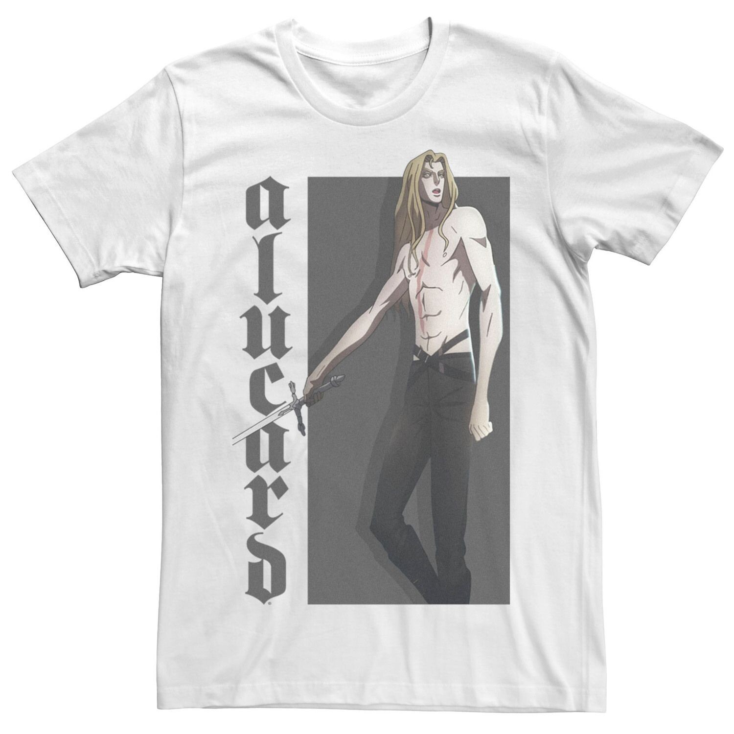 Мужская футболка Netflix Castlevania Alucard с портретом персонажа Licensed Character
Мужская футболка Netflix Castlevania Alucard с портретом персонажа Licensed Character