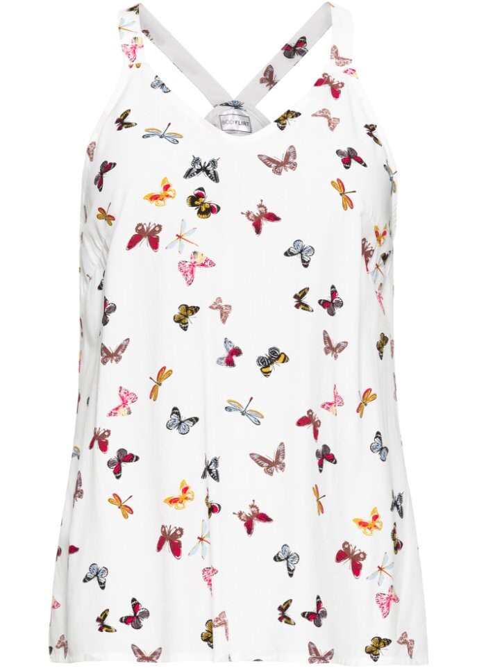 Блузка-топ а-образной формы Bodyflirt, белый
Блузка-топ а-образной формы Bodyflirt, белый