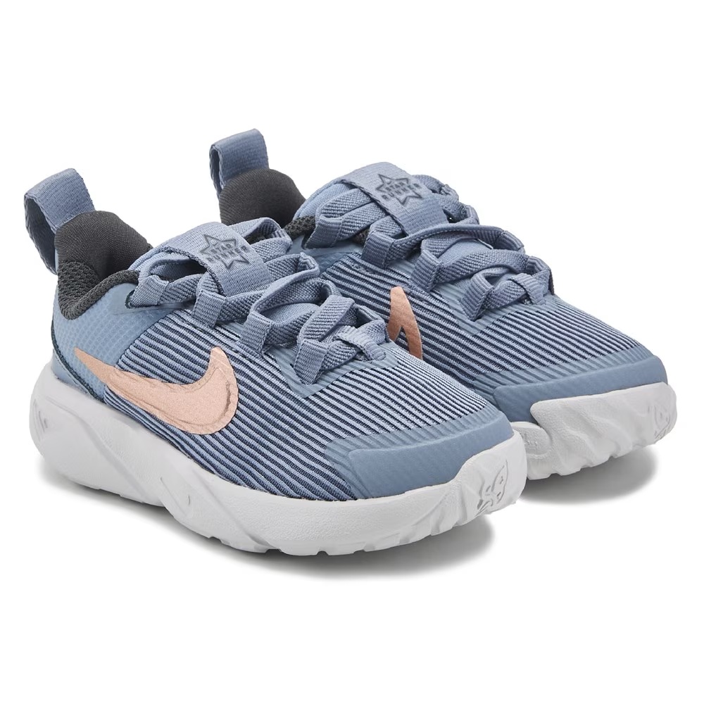 Детская обувь для бега Nike star runner 4, серый/розовое золото
Детская обувь для бега Nike star runner 4, серый/розовое золото