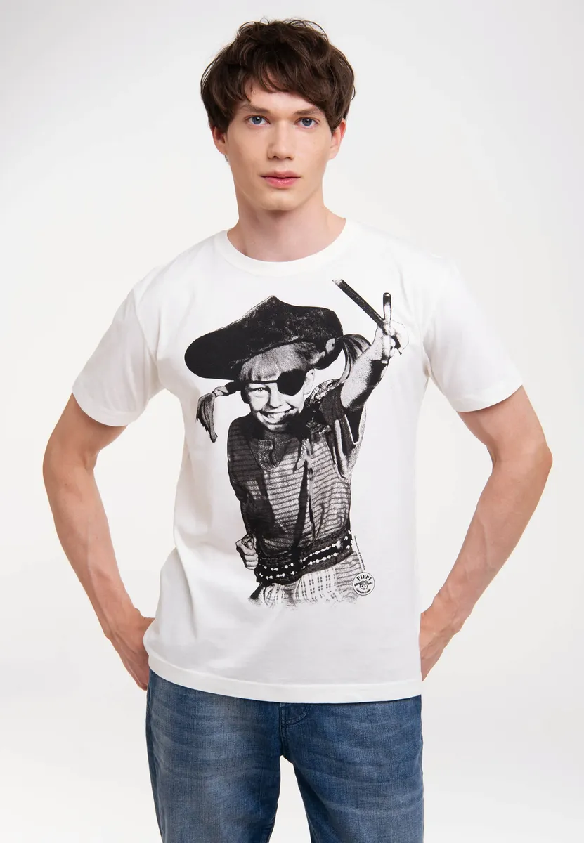 Logoshirt Футболка "Пеппи Длинныйчулок – Пират", с лицензионным оригинальным дизайном, белый
Logoshirt Футболка "Пеппи Длинныйчулок – Пират", с лицензионным оригинальным дизайном, белый