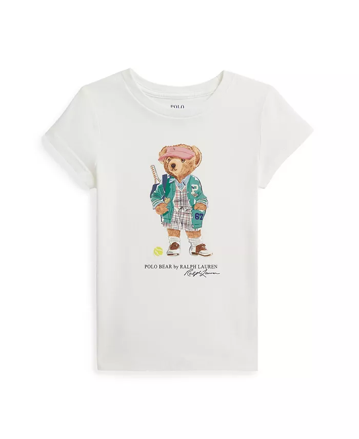 Футболка с медвежонком Polo для малышей и девочек Polo Ralph Lauren, слоновая кость/кремовый
Футболка с медвежонком Polo для малышей и девочек Polo Ralph Lauren, слоновая кость/кремовый