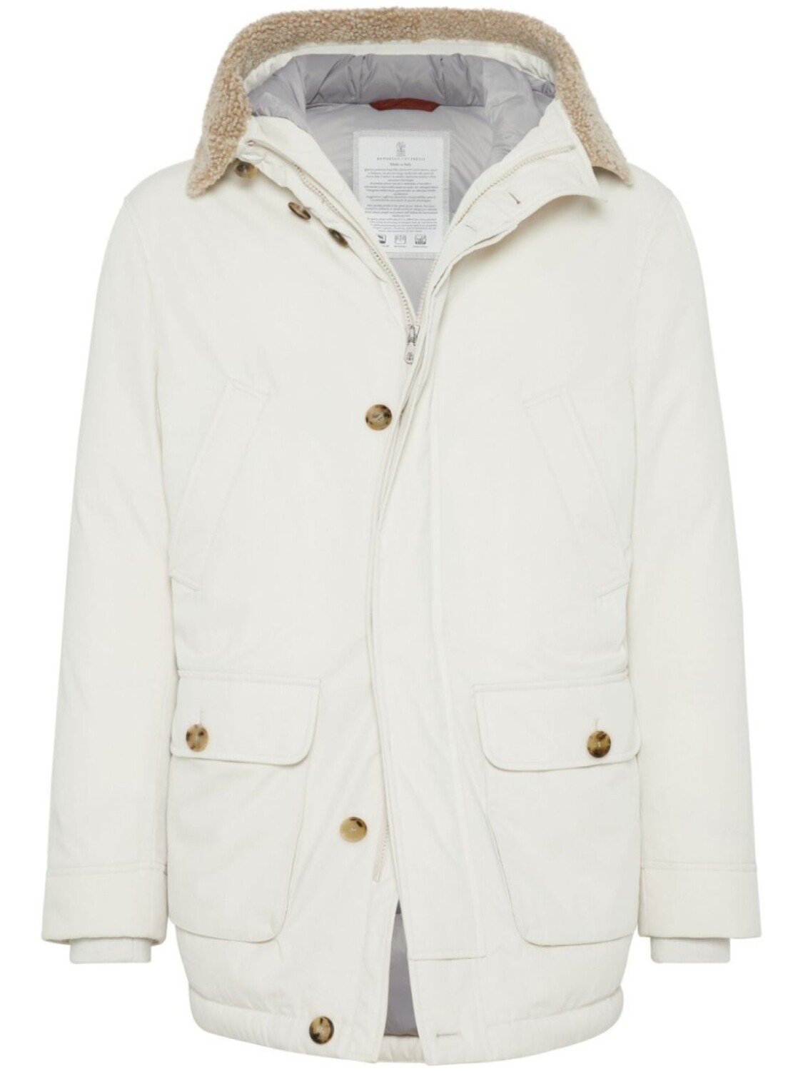 Brunello Cucinelli куртка с подкладкой, белый
Brunello Cucinelli куртка с подкладкой, белый