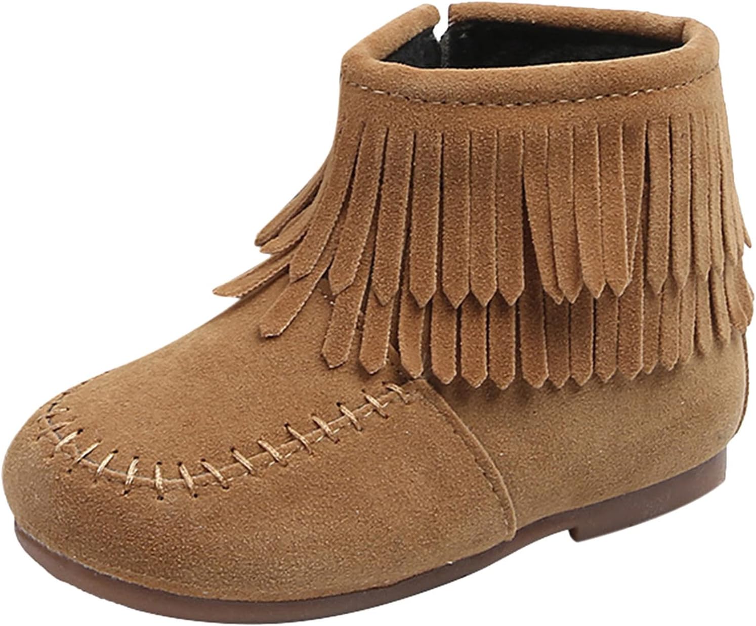 Детские ботинки EnJoCho для девочек 12 мес. - 6 лет, замшевые ботильоны с кисточками, боковая молния, короткие зимние снежные ботинки, 5-5.5Years Brown-6#B
Детские ботинки EnJoCho для девочек 12 мес. - 6 лет, замшевые ботильоны с кисточками, боковая молния, короткие зимние снежные ботинки, 5-5.5Years Brown-6#B