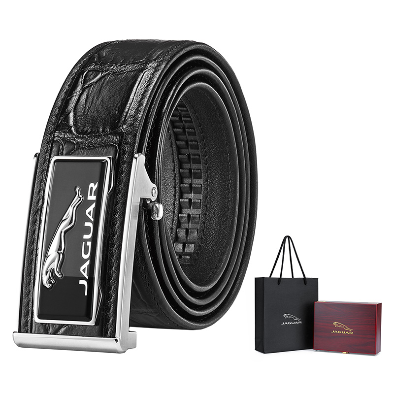 JAGUAR Стильный мужской ремень из крокодиловой кожи с керамической пряжкой, Inner Buckle, Premium Wooden Box
JAGUAR Стильный мужской ремень из крокодиловой кожи с керамической пряжкой, Inner Buckle, Premium Wooden Box