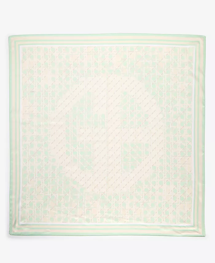 Текстурированный квадратный шарф с принтом Giani Bernini, синий 
Текстурированный квадратный шарф с принтом Giani Bernini, синий