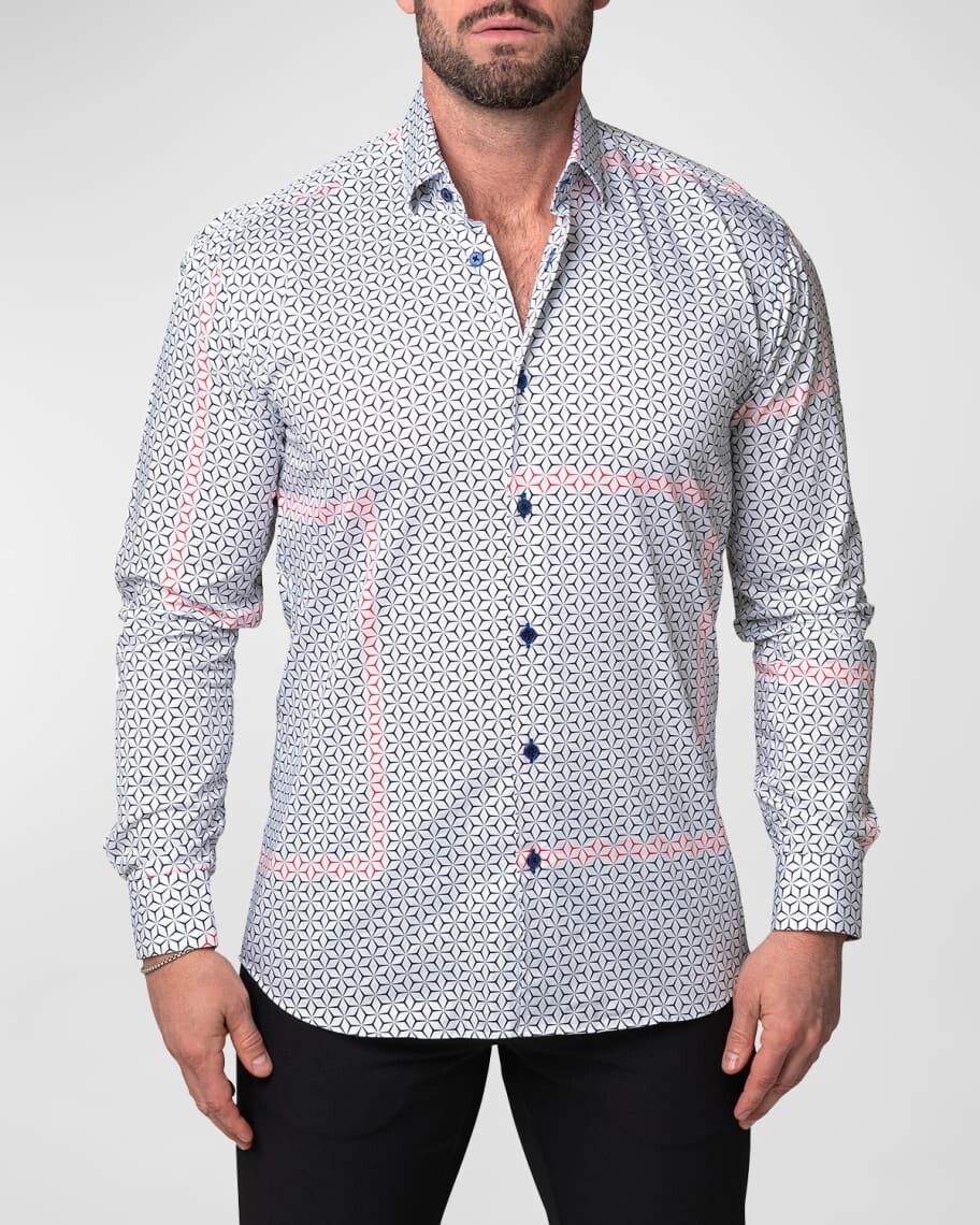 Мужская спортивная рубашка со скобками Фибоначчи Maceoo
Мужская спортивная рубашка со скобками Фибоначчи Maceoo