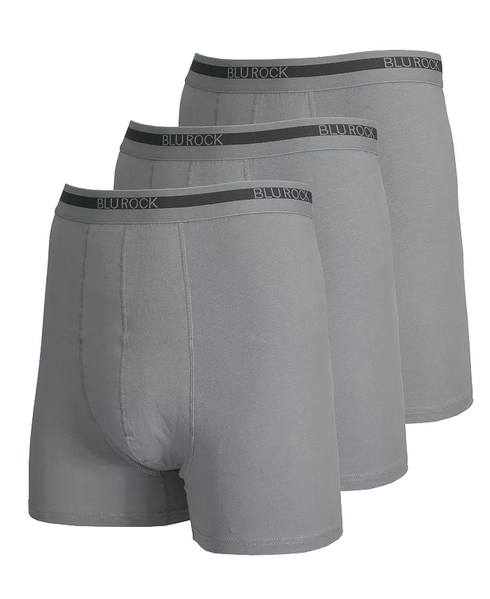 Мужские хлопковые трусы-боксеры с эффектом растяжения, 3 шт Blu Rock, серый
Мужские хлопковые трусы-боксеры с эффектом растяжения, 3 шт Blu Rock, серый