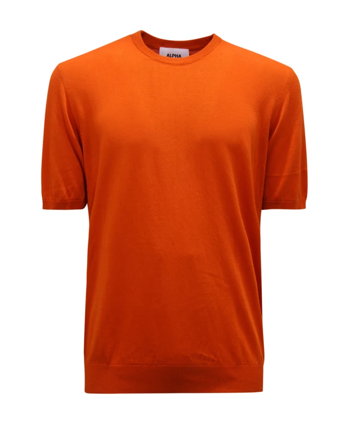 Вязаный свитер из хлопкового крепа Alpha Studio, оранжевый
Вязаный свитер из хлопкового крепа Alpha Studio, оранжевый