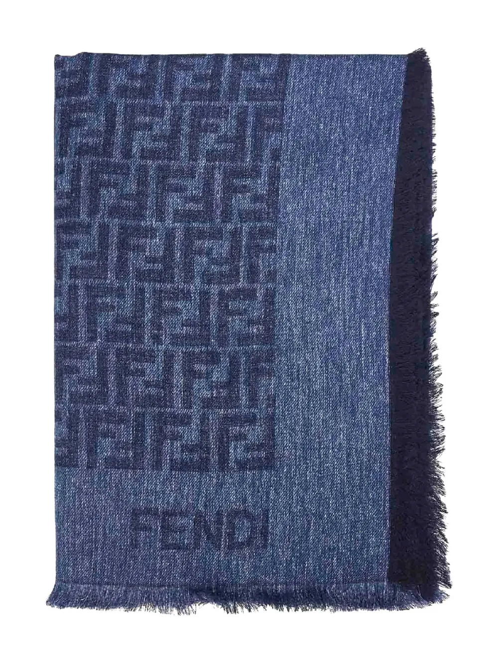 Шарф с бахромой FF Fendi, синий
Шарф с бахромой FF Fendi, синий