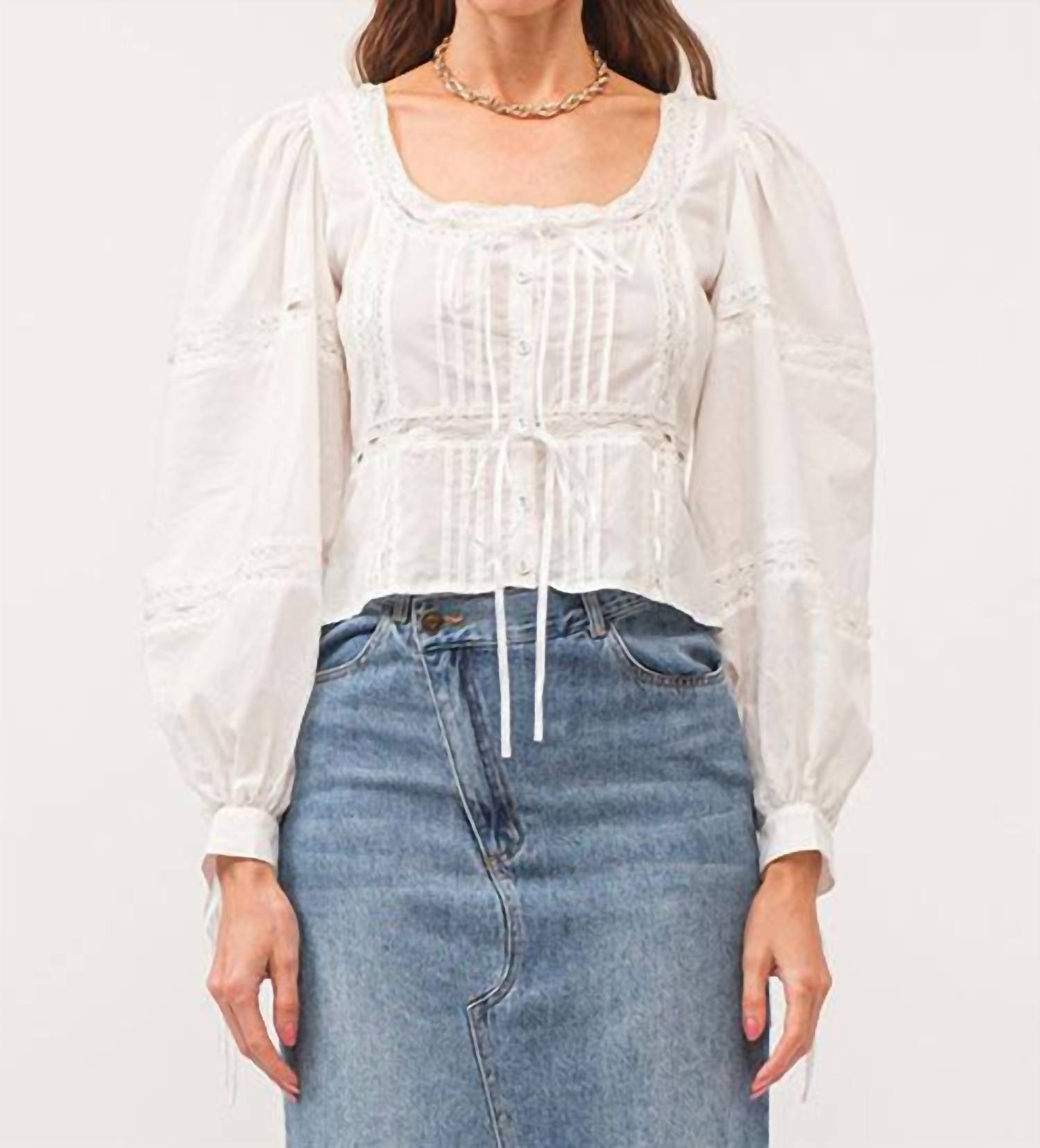 Блузка Casella в цвете Off White Sofie the Label
Блузка Casella в цвете Off White Sofie the Label