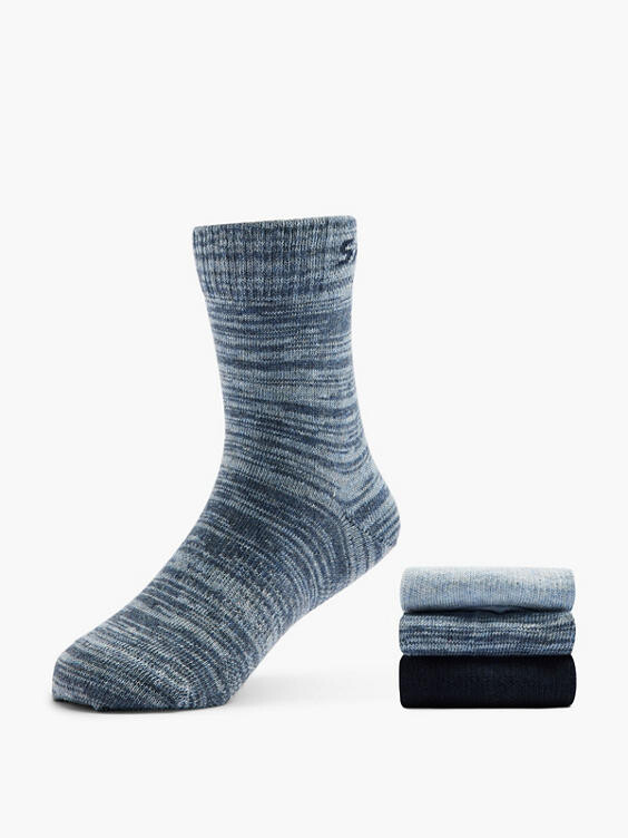 Упаковка из 3 носков. Skechers, серый
Упаковка из 3 носков. Skechers, серый