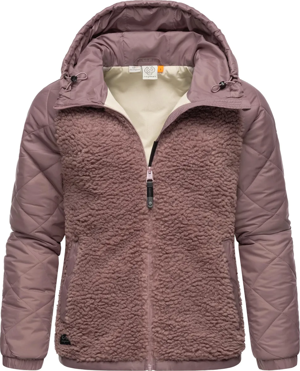 Верхняя куртка Ragwear "Leeloo", с капюшоном, женская переходная куртка из искусственного меха тедди со стегаными рукавами, фиолетовый
Верхняя куртка Ragwear "Leeloo", с капюшоном, женская переходная куртка из искусственного меха тедди со стегаными рукавами, фиолетовый