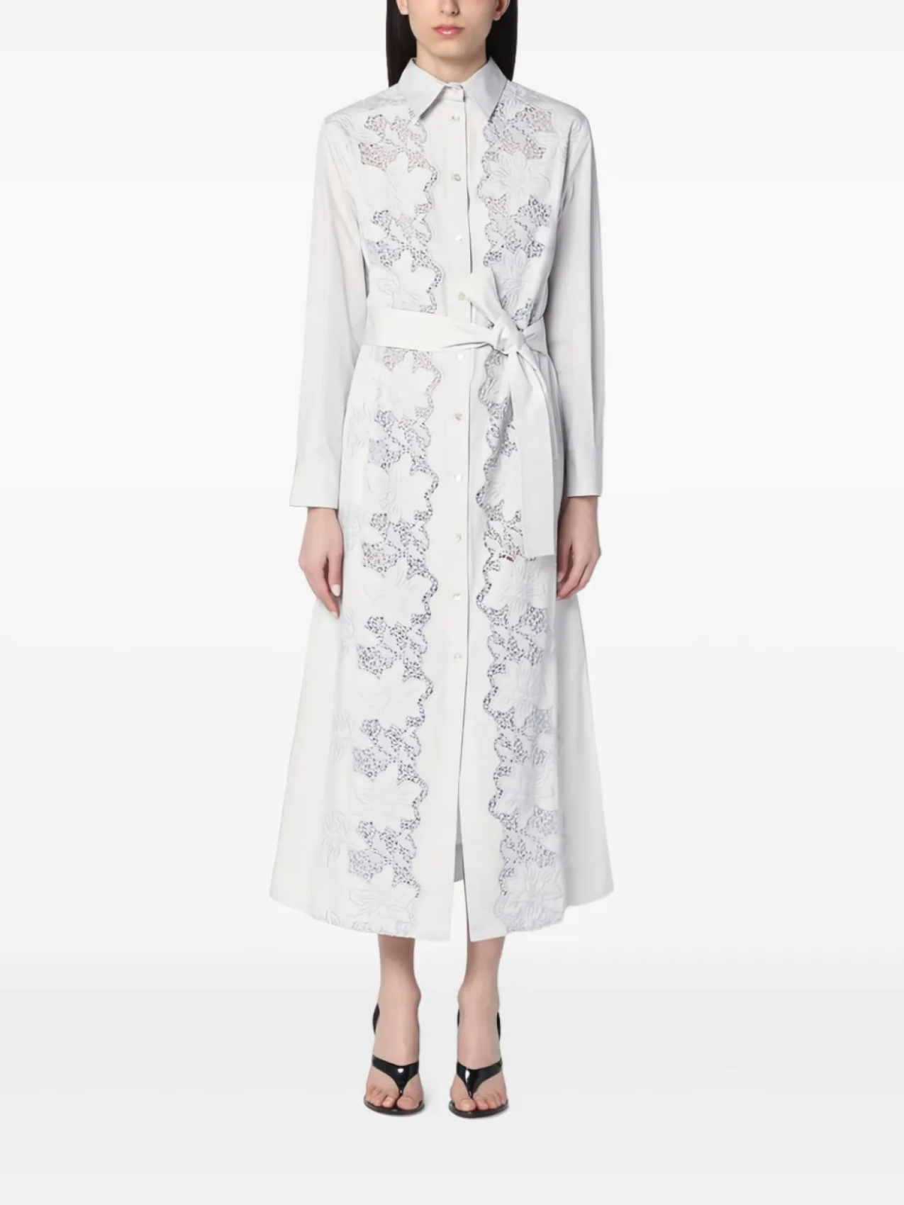 Платье миди с кружевными вставками P.A.R.O.S.H., серый
Платье миди с кружевными вставками P.A.R.O.S.H., серый