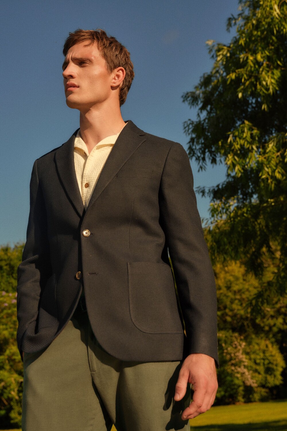 Облегающий фактурный пиджак элегантного кроя Next, синий
Облегающий фактурный пиджак элегантного кроя Next, синий