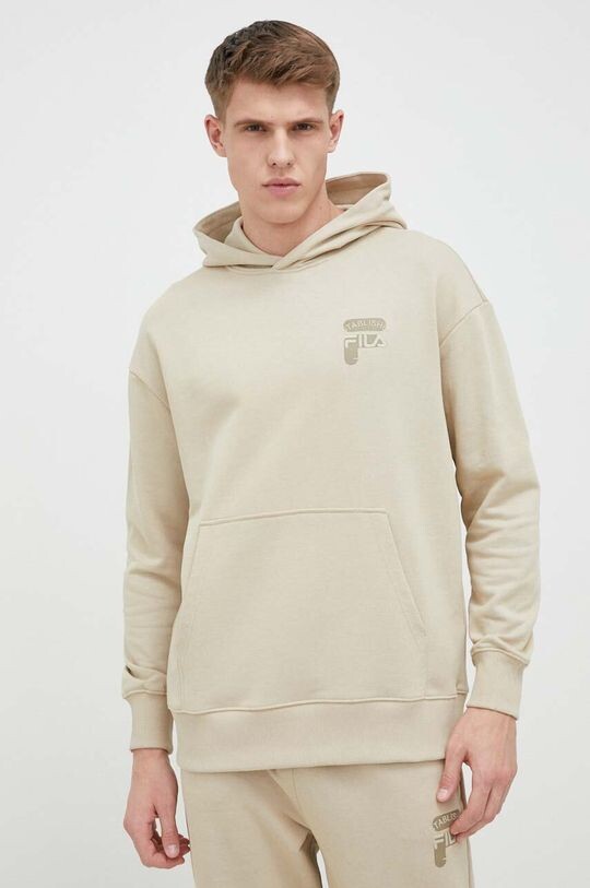 Хлопковая толстовка Fila, бежевый
Хлопковая толстовка Fila, бежевый